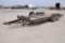 2008 PJ HT20 7' x 20' flatbed tilt deck trailer