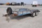 1996 West 7'x16' flatbed trailer