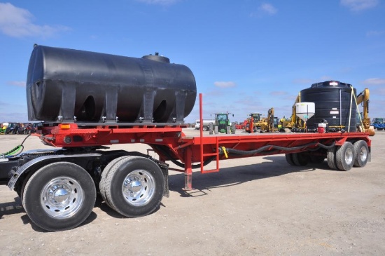 2011 Mertz 38' step deck tender trailer