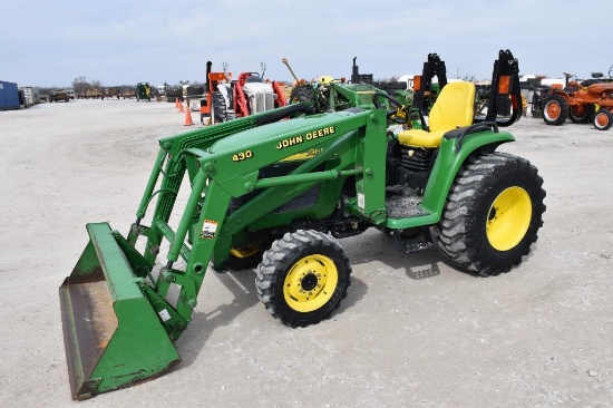 John Deere 4410 MFWD compact tractor