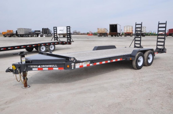 2022 Iron Bull 7' X 22' flatbed trailer