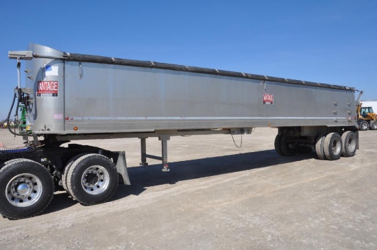 2000 Vantage 39' aluminum dump trailer