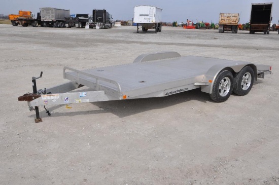2019 ATC 16' aluminum flatbed trailer