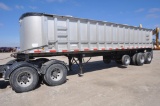 1997 Schien 34' aluminum dump trailer