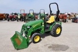 John Deere 2520 MFWD compact tractor