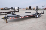 2022 Iron Bull 7' X 22' flatbed trailer