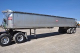 2000 Vantage 39' aluminum dump trailer