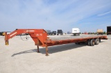 1998 Circle M 32' flatbed trailer