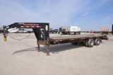 2006 Trailerman 25' flatbed trailer