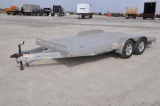 2019 ATC 16' aluminum flatbed trailer