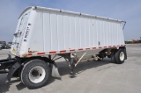 1990 Brent 22' steel hopper bottom trailer
