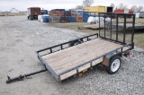2014 8' flatbed trailer