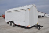 2006 MEB 18' flatbed trailer w/ mobile building