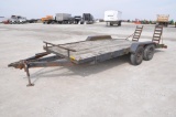 7' X 17' flatbed trailer