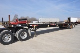 2000 Truss Master 50' steel flatbed trailer