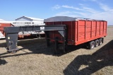 1996 Double B 16' grain trailer