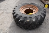 12-16.5 spare tire and wheel for Case MFWD backhoe