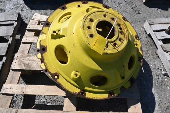 (2) John Deere cast centers