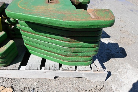 (10) John Deere suitcase weights