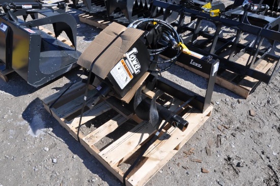Lowe hyd. drive post hole digger