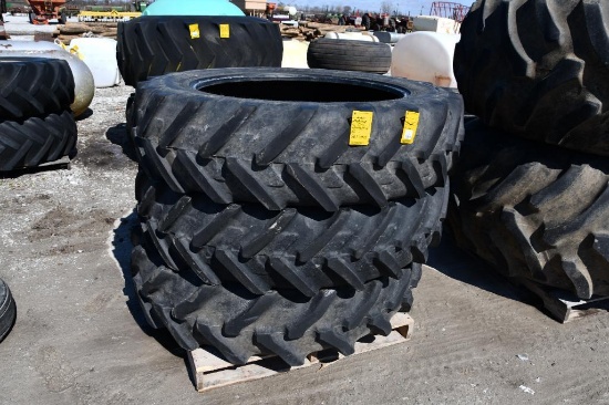 (3) 380/80R38 tires