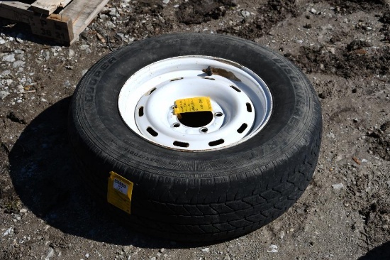 245-16 tire & 5-bolt wheel