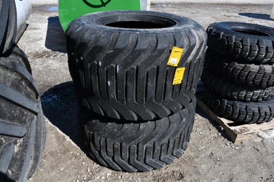 (2) 600/50-22.5 tires