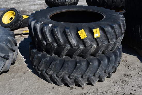 (2) Firestone 18.4-38 tires