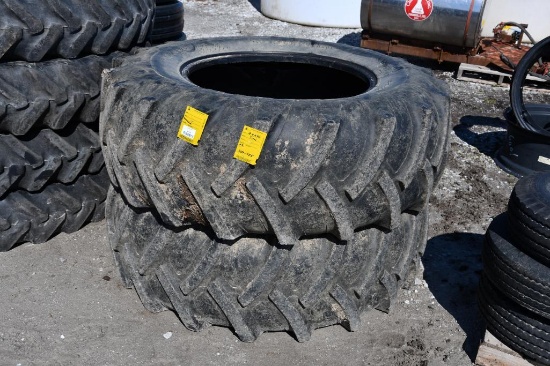 (2) 18.4-30 tires
