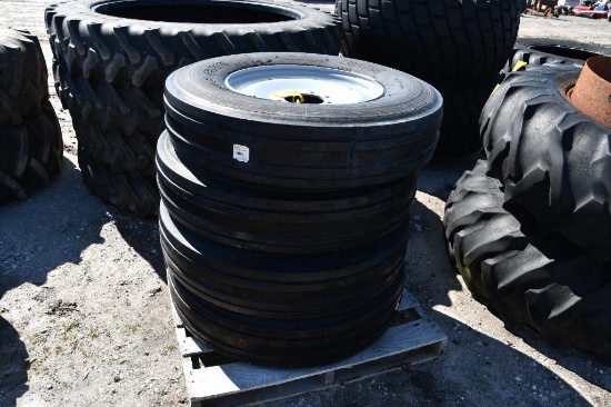 (4) 11R22.5 tires & 8-bolt wheels
