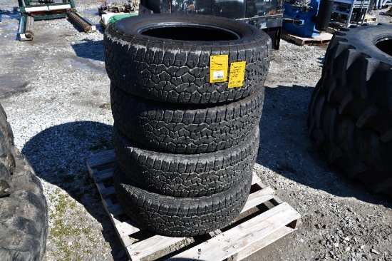 (4) GoodYear Wrangler 275/65R20 tires