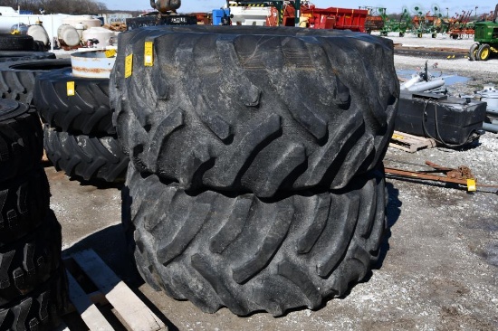 (2) 30.5-32 tires