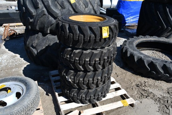 (4) 10x16.5 tires on 8-bolt wheels