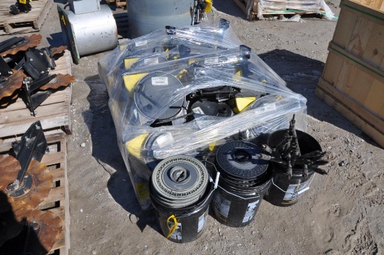 (16) Precsion eSet meters w/ plates and clutches off 1770NT planter