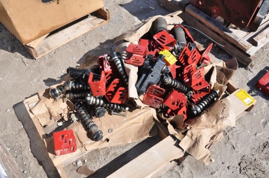 Case-IH row unit down pressure air bags and springs