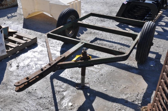 John Deere 2-wheel trailer frame