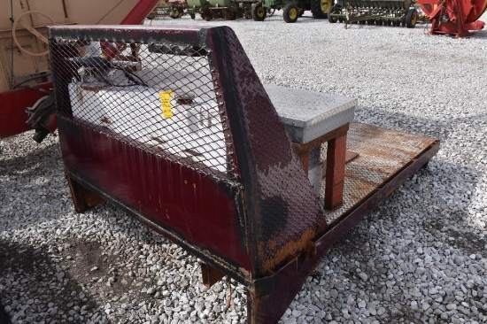 8' steel flatbed