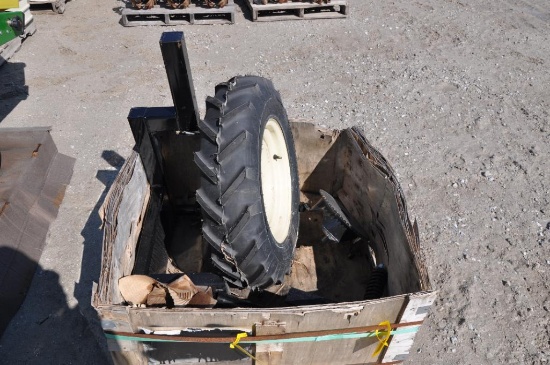 Ground drive wheel for liquid applicator