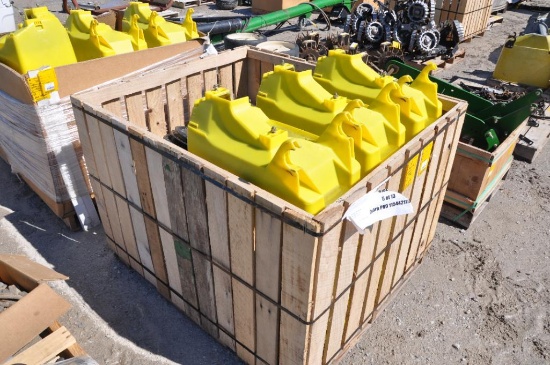 (12) John Deere planter boxes w/ meters and seed plates
