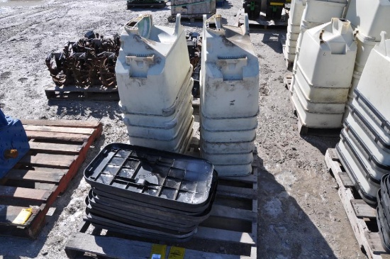 (12) Kinze seed boxes & lids