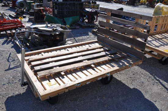 50"x72" wooden wagon w/ sides