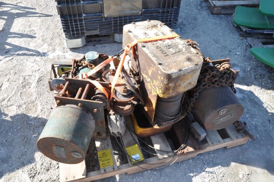 (3) Electric overhead winches