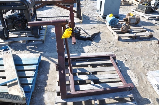 Shop built engine stand