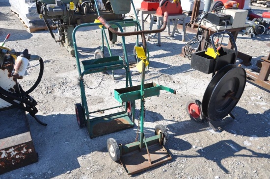 (2) Small bottle carts