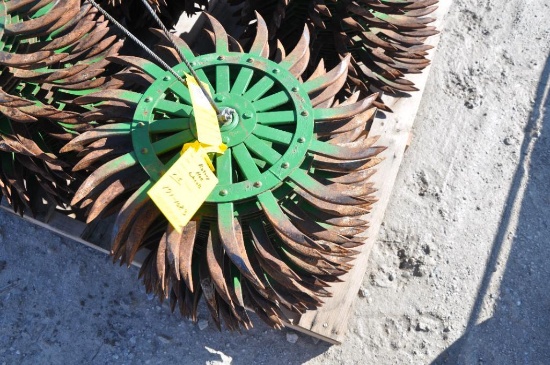 (15) rotary hoe wheels