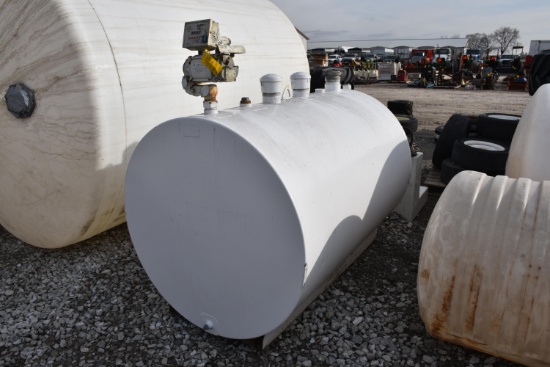 500 gal. fuel tank & pump