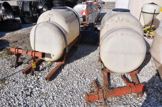 (2) 200 gal. saddle tanks