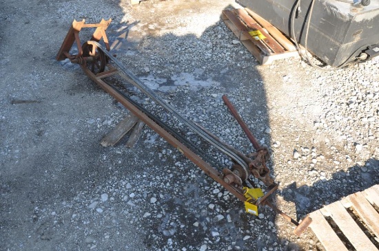 Speed jack for grain auger