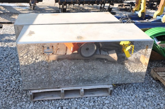 (2) Aluminum toolboxes