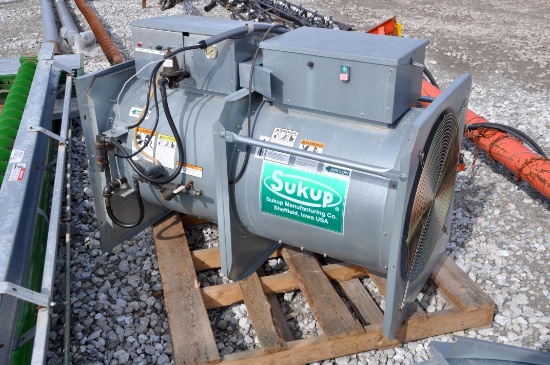 Sukup bin fan w/ heater - installed new in 2012